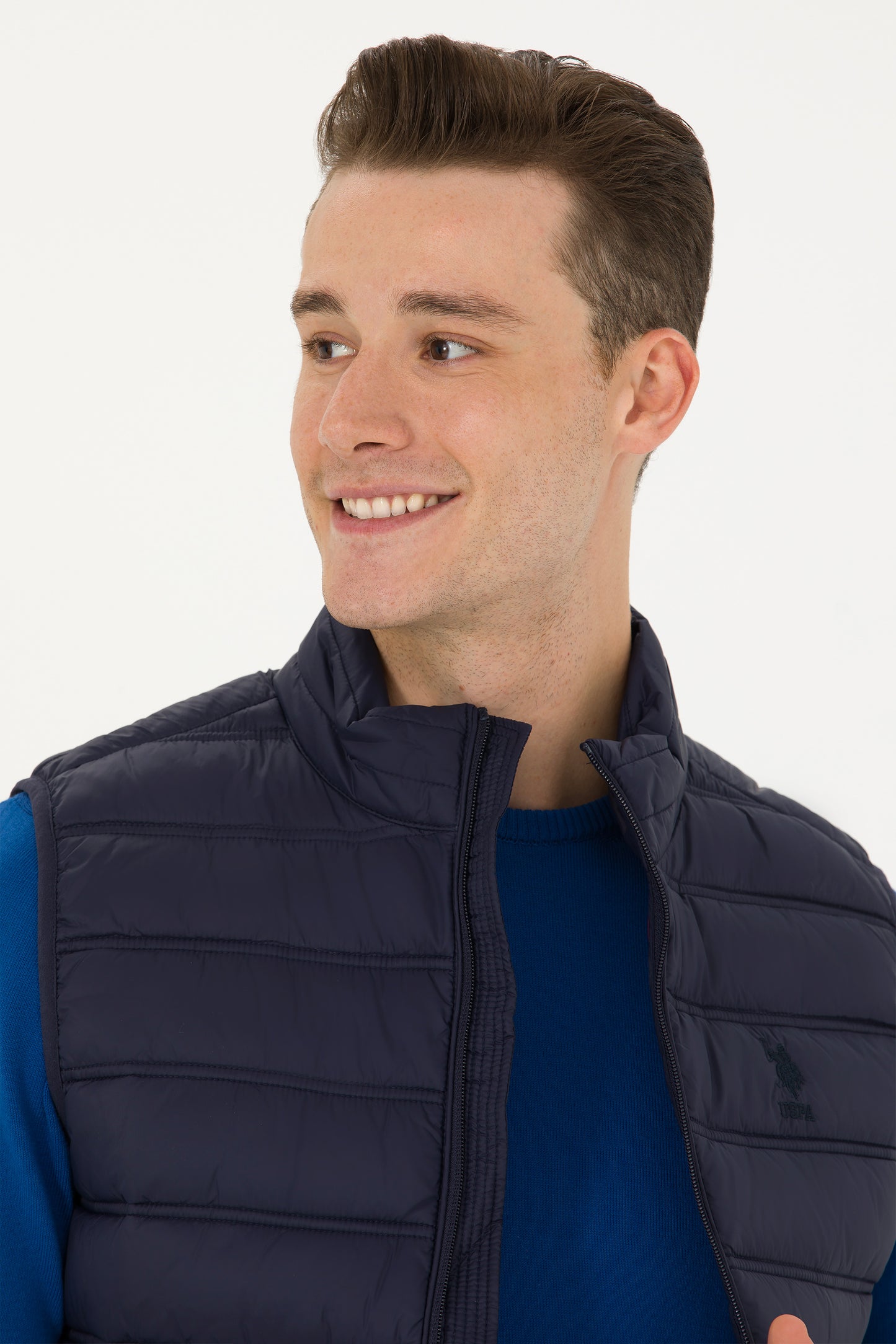 GILET DOUDOUNE YONY BLEU MARINE-1631483VR033