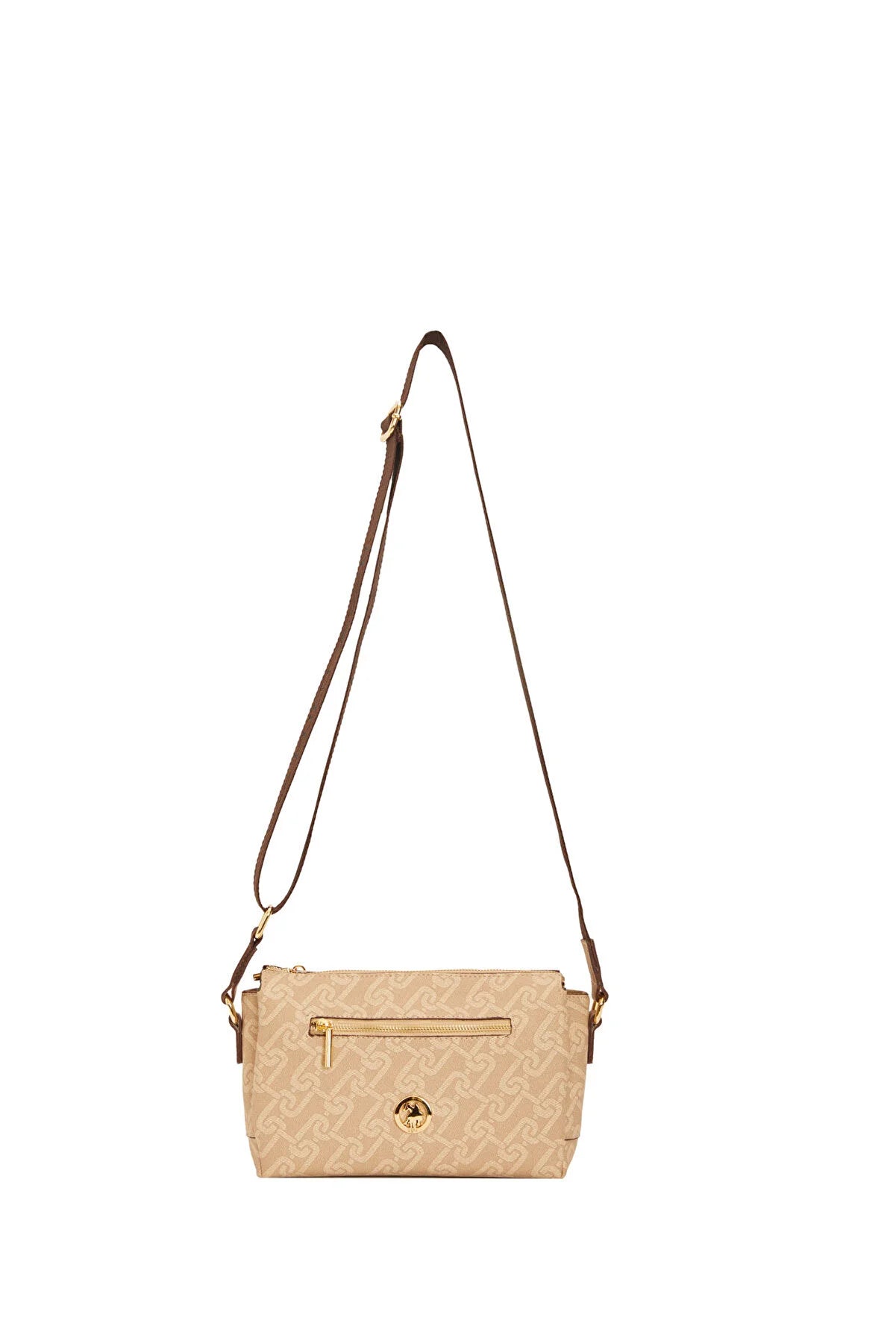 Sac à top main bandoulière beige