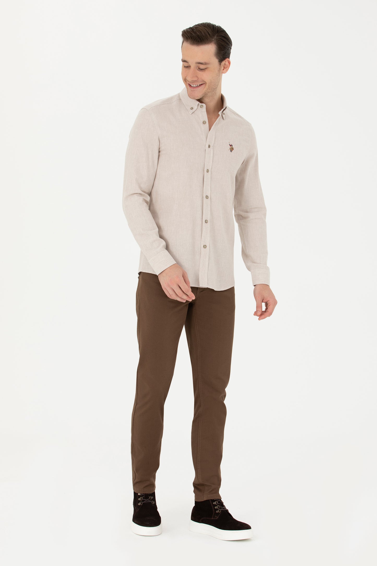 CHEMISE AKIS BEIGE-1672287VR011