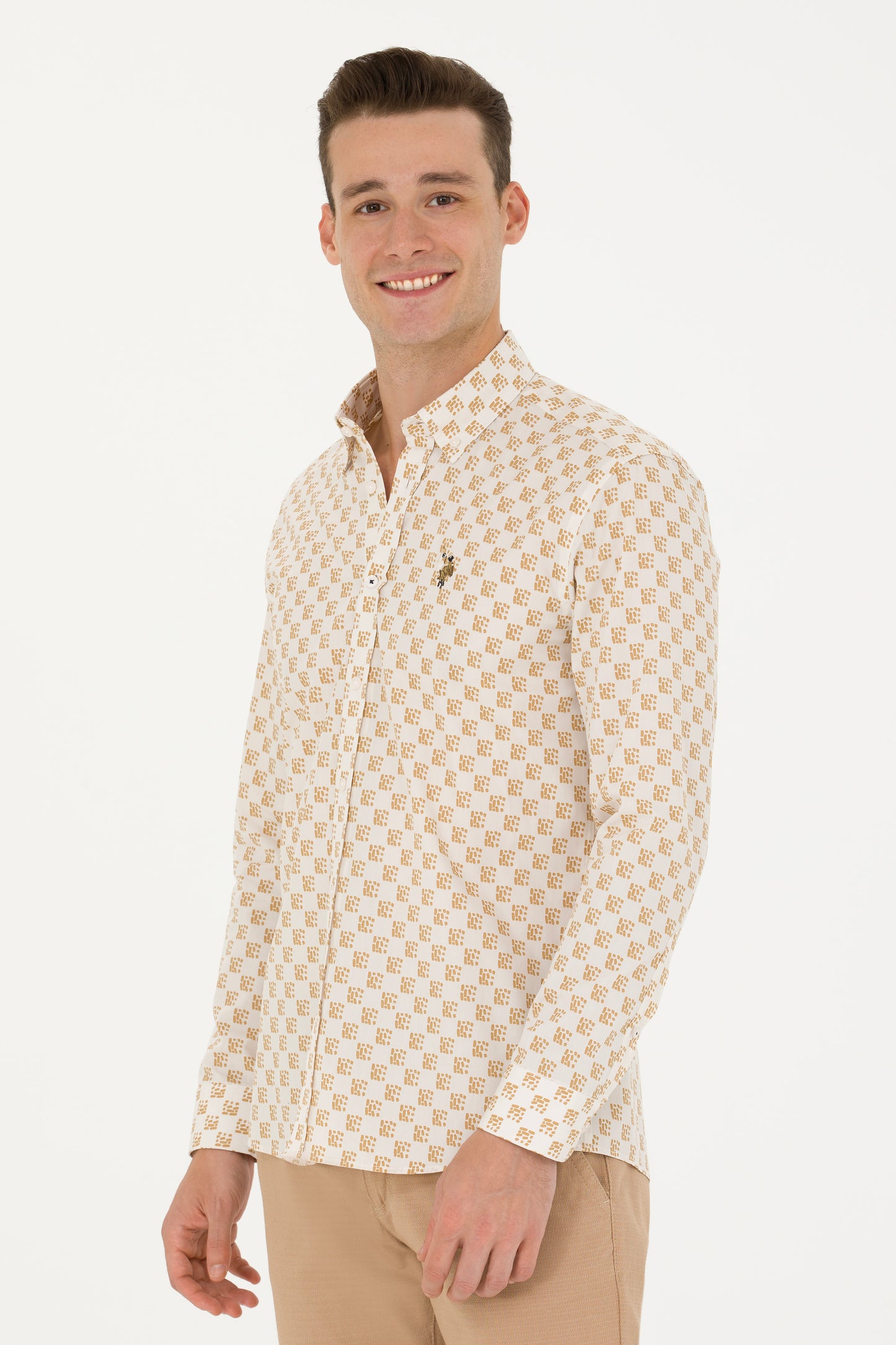 CHEMISE ANDERSON BEIGE - 1684814VR049